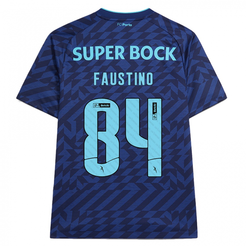 Niño Camiseta Levi Faustino #84 Azul Marino Equipación Tercera 2024/25 La Camisa Chile