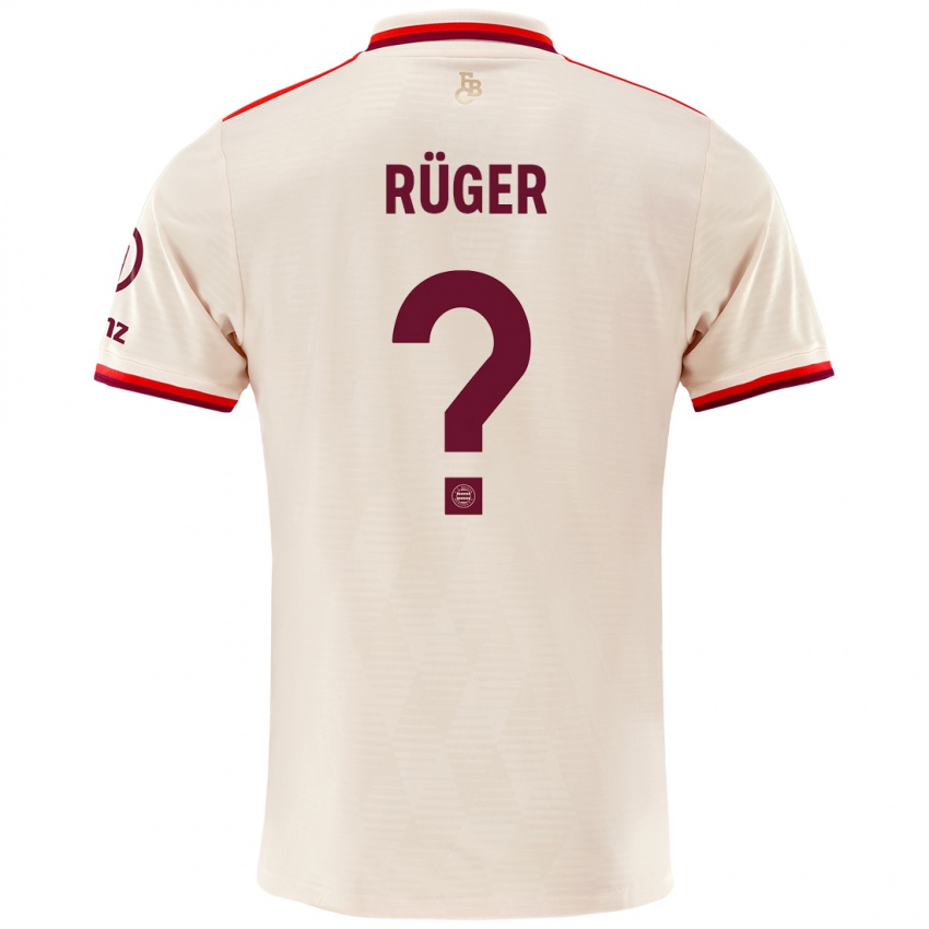 Niño Camiseta Kurt Rüger #0 Lino Equipación Tercera 2024/25 La Camisa Chile