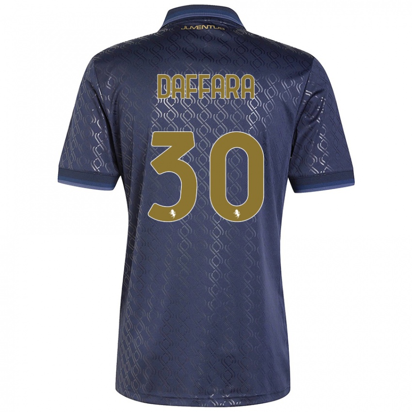 Niño Camiseta Giovanni Daffara #30 Azul Marino Equipación Tercera 2024/25 La Camisa Chile