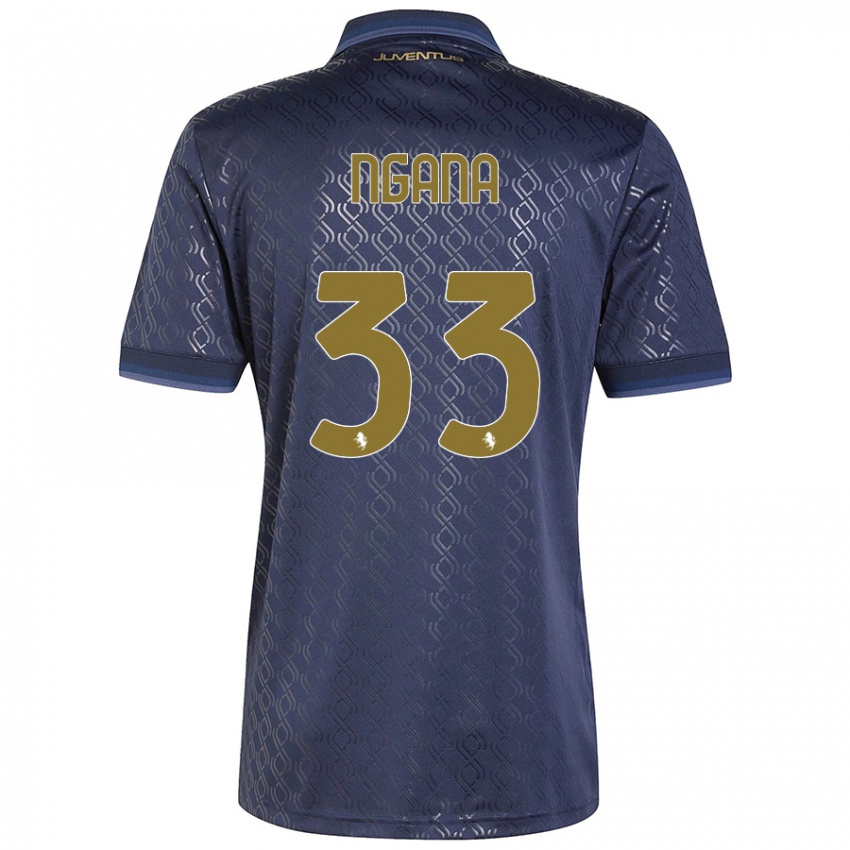 Niño Camiseta Valdes Ngana #33 Azul Marino Equipación Tercera 2024/25 La Camisa Chile