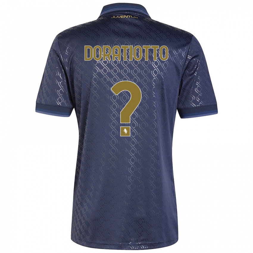 Niño Camiseta Giulio Doratiotto #0 Azul Marino Equipación Tercera 2024/25 La Camisa Chile