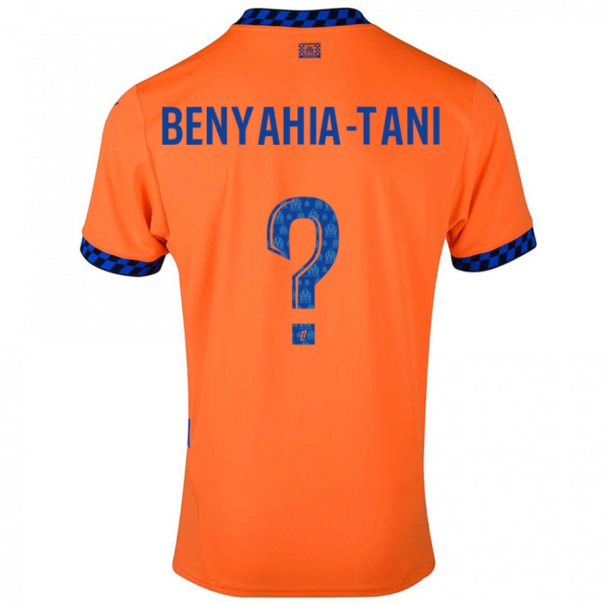 Niño Camiseta Aylan Benyahia-Tani #0 Naranja Azul Oscuro Equipación Tercera 2024/25 La Camisa Chile