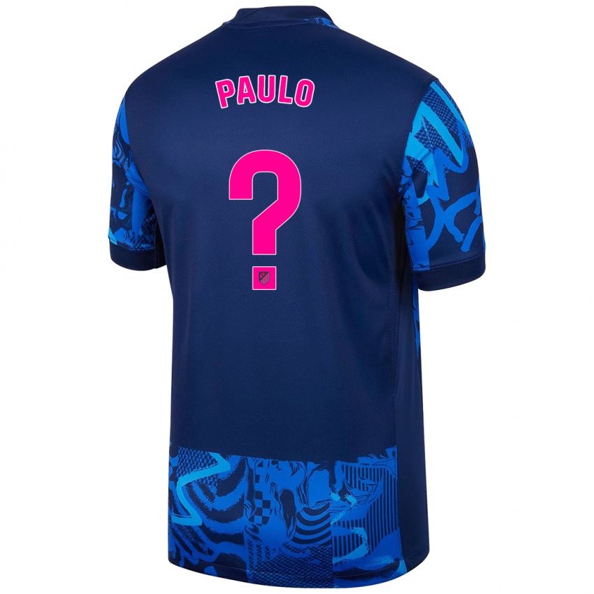 Niño Camiseta Marcos Paulo #0 Azul Real Equipación Tercera 2024/25 La Camisa Chile