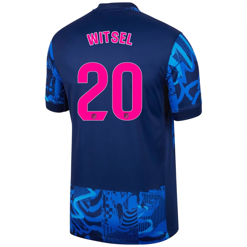 Niño Camiseta Axel Witsel #20 Azul Real Equipación Tercera 2024/25 La Camisa Chile