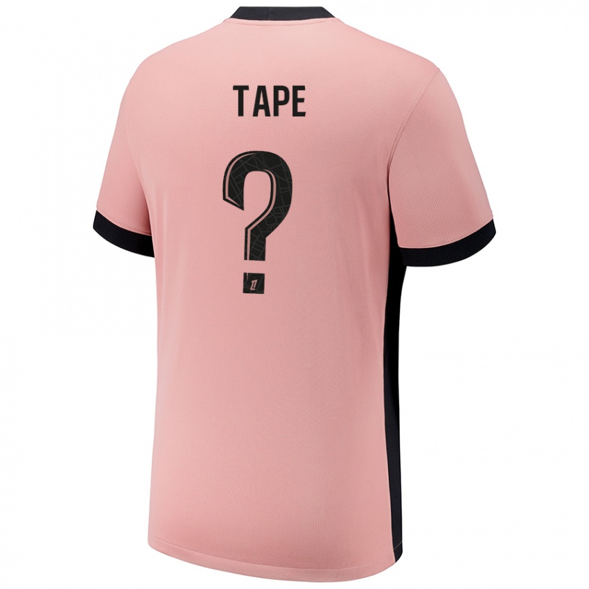 Niño Camiseta Axel Tape #0 Rosa Óxido Equipación Tercera 2024/25 La Camisa Chile