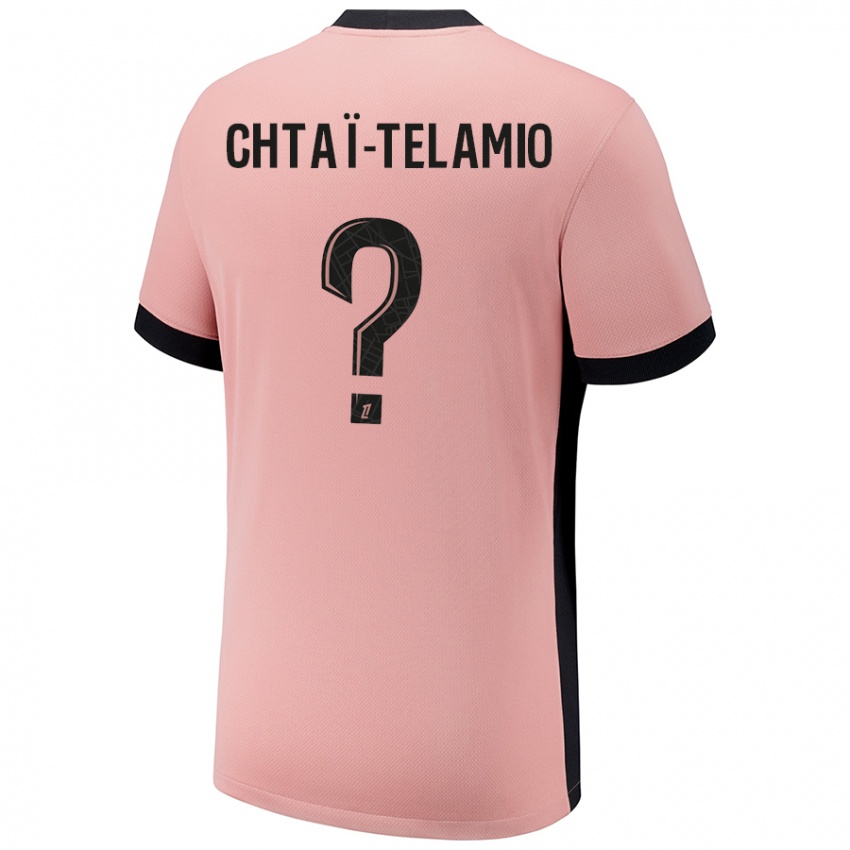 Niño Camiseta Zayon Chtaï-Telamio #0 Rosa Óxido Equipación Tercera 2024/25 La Camisa Chile