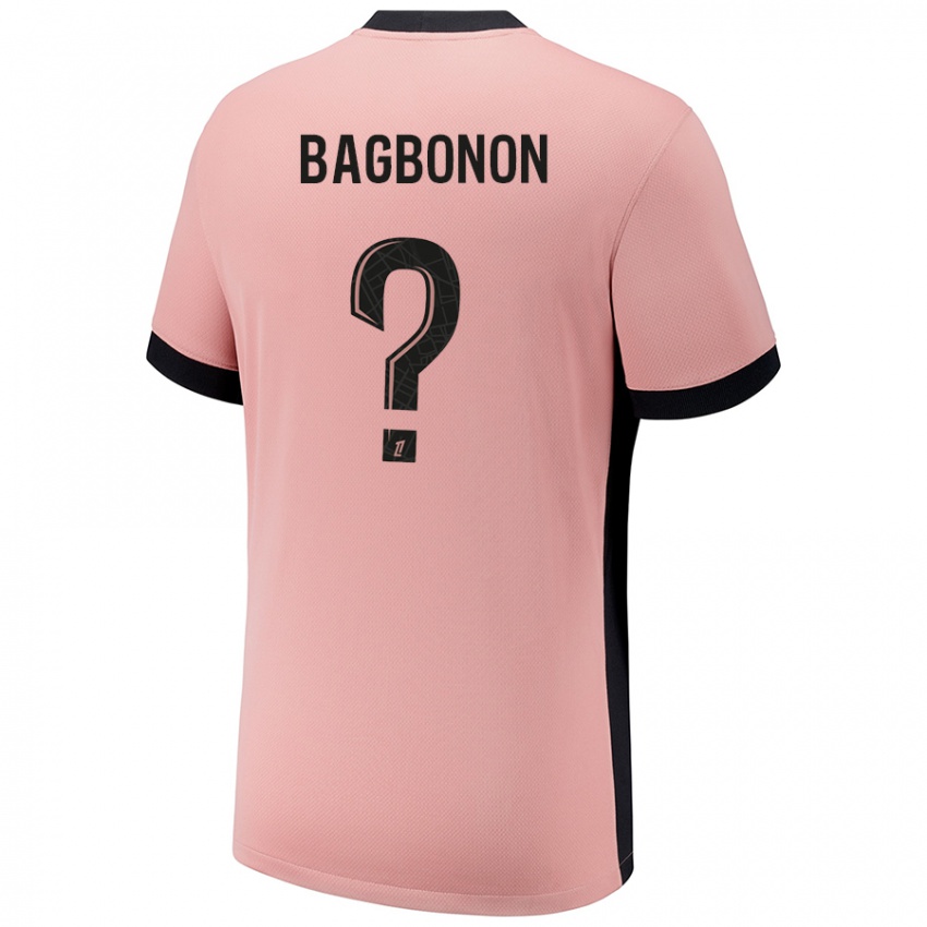 Niño Camiseta Ethan Bagbonon #0 Rosa Óxido Equipación Tercera 2024/25 La Camisa Chile