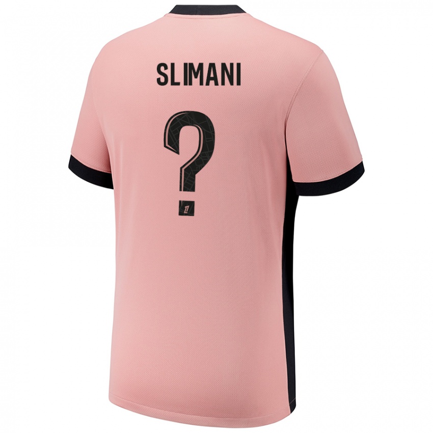 Niño Camiseta Yacine Slimani #0 Rosa Óxido Equipación Tercera 2024/25 La Camisa Chile