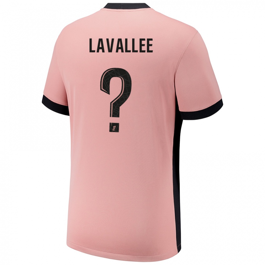 Niño Camiseta Lucas Lavallee #0 Rosa Óxido Equipación Tercera 2024/25 La Camisa Chile