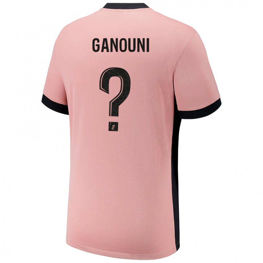 Niño Camiseta Mehdi Ganouni #0 Rosa Óxido Equipación Tercera 2024/25 La Camisa Chile