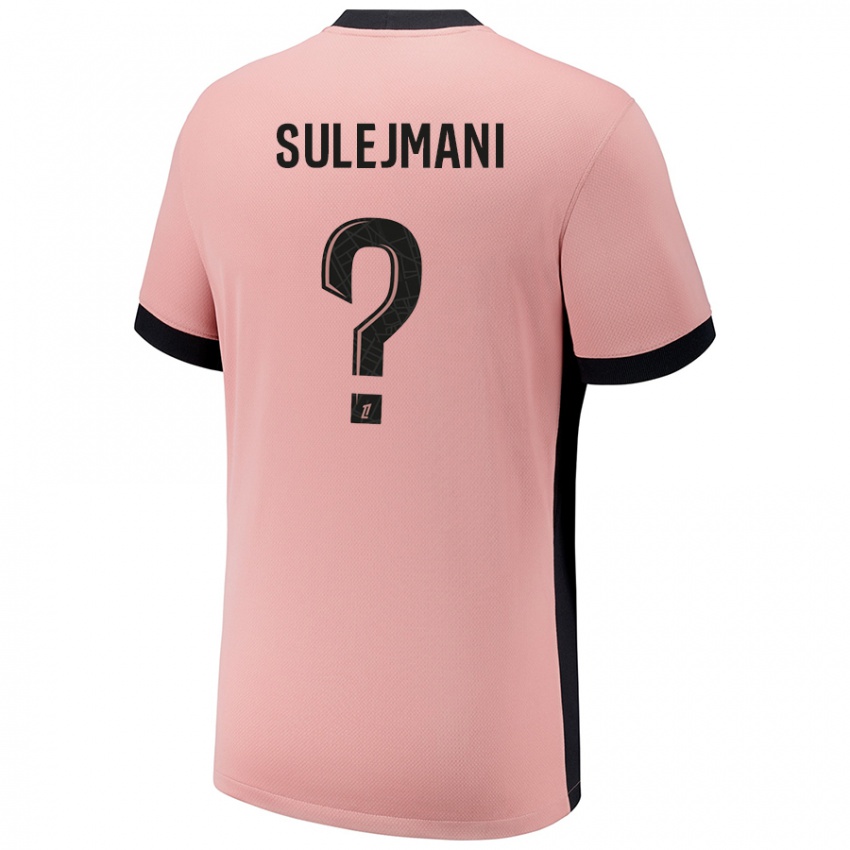 Niño Camiseta Lora Sulejmani #0 Rosa Óxido Equipación Tercera 2024/25 La Camisa Chile