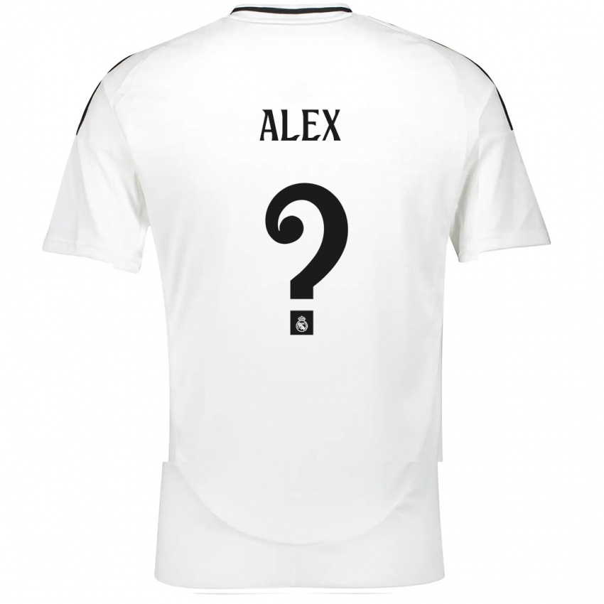 Hombre Camiseta Alex Sanchez #0 Blanco 1ª Equipación 2024/25 La Camisa Chile