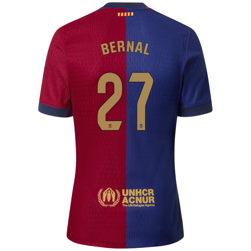 Hombre Camiseta Marc Bernal #27 Azul Rojo 1ª Equipación 2024/25 La Camisa Chile