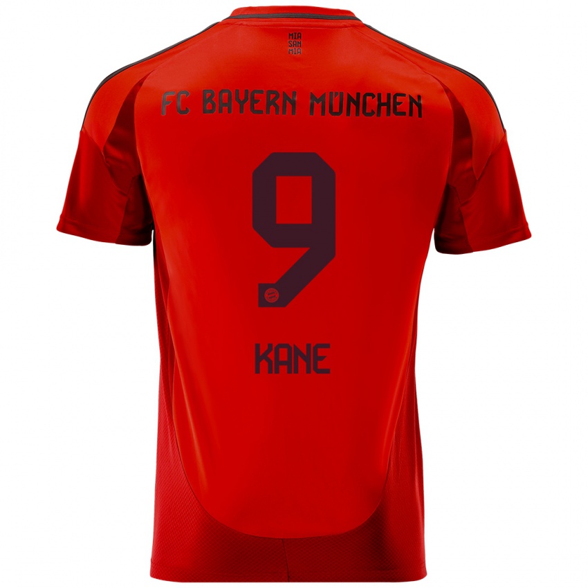 Hombre Camiseta Harry Kane #9 Rojo 1ª Equipación 2024/25 La Camisa Chile