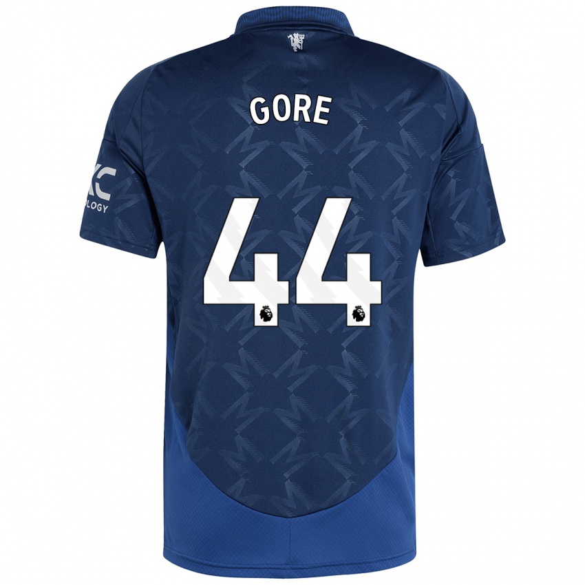 Hombre Camiseta Daniel Gore #44 Índigo 2ª Equipación 2024/25 La Camisa Chile