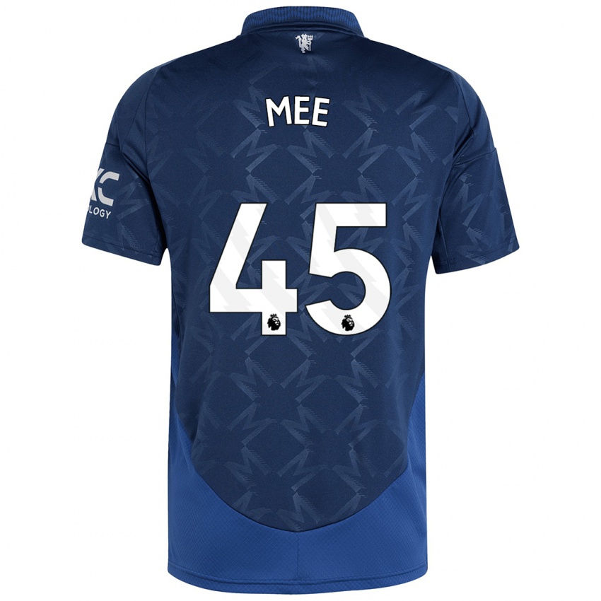 Hombre Camiseta Dermot Mee #45 Índigo 2ª Equipación 2024/25 La Camisa Chile