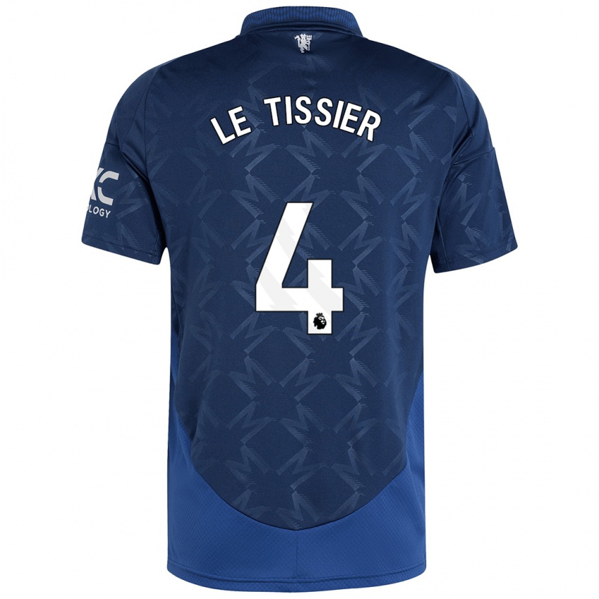 Hombre Camiseta Maya Le Tissier #4 Índigo 2ª Equipación 2024/25 La Camisa Chile