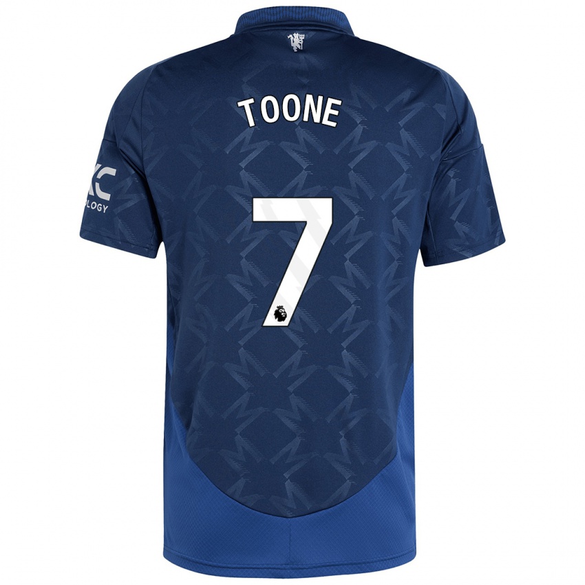 Hombre Camiseta Ella Toone #7 Índigo 2ª Equipación 2024/25 La Camisa Chile