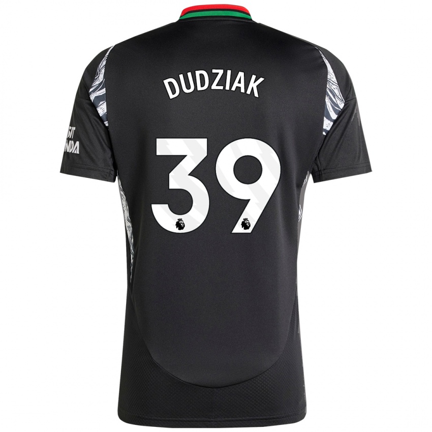 Hombre Camiseta Harrison Dudziak #39 Negro 2ª Equipación 2024/25 La Camisa Chile