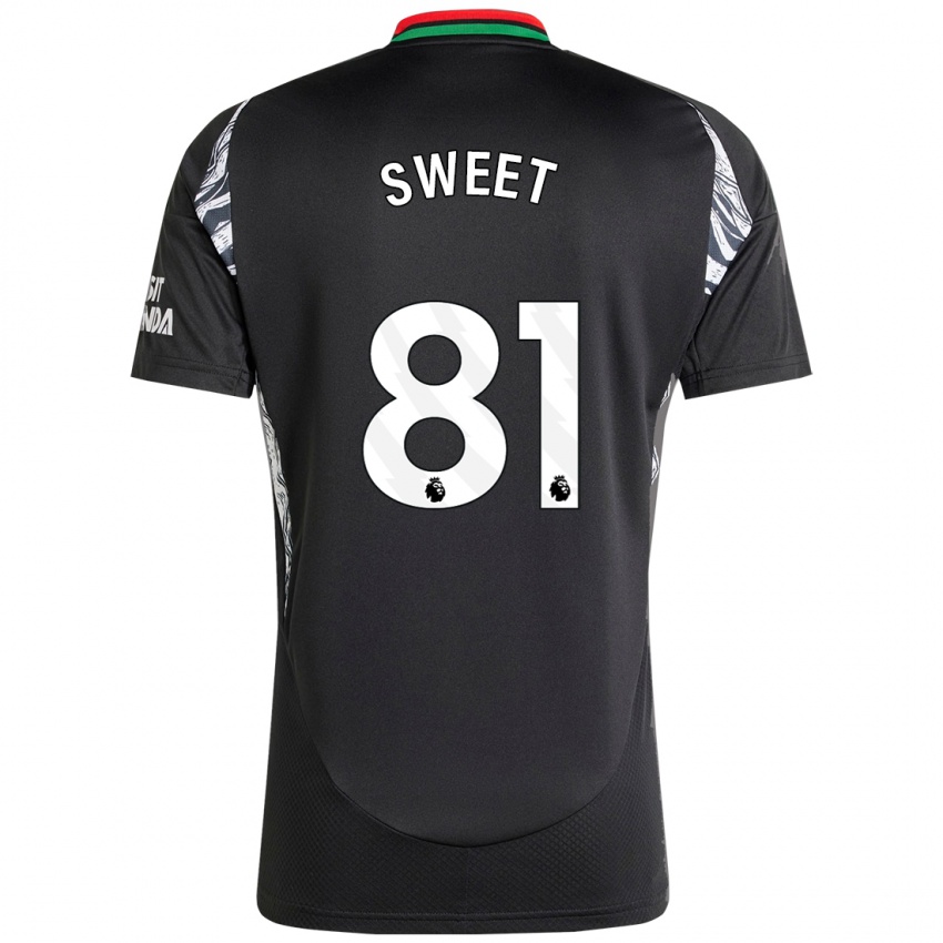 Hombre Camiseta Will Sweet #81 Negro 2ª Equipación 2024/25 La Camisa Chile