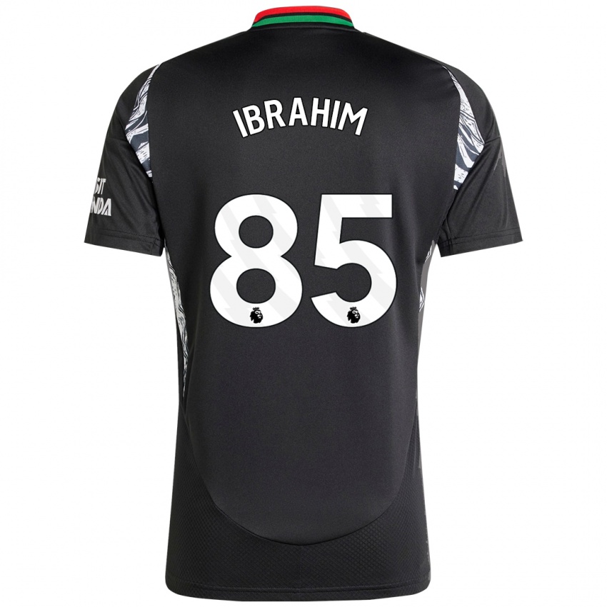 Hombre Camiseta Ife Ibrahim #85 Negro 2ª Equipación 2024/25 La Camisa Chile