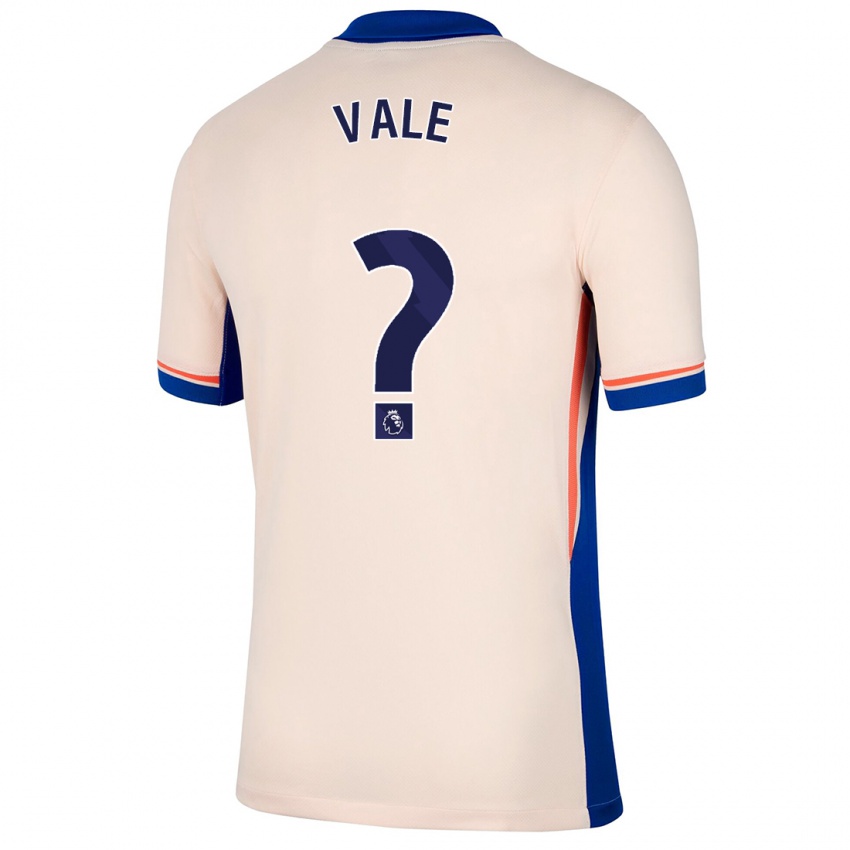 Hombre Camiseta Harvey Vale #0 Beige Claro 2ª Equipación 2024/25 La Camisa Chile