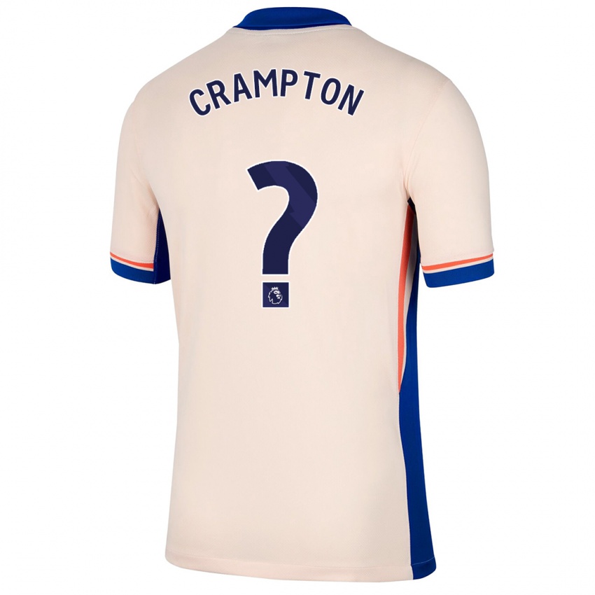 Hombre Camiseta Kai Crampton #0 Beige Claro 2ª Equipación 2024/25 La Camisa Chile