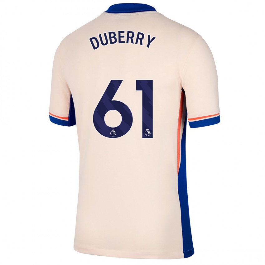 Hombre Camiseta Zain Silcott-Duberry #61 Beige Claro 2ª Equipación 2024/25 La Camisa Chile