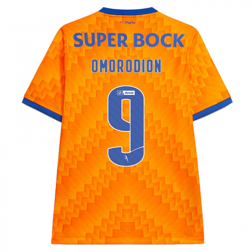 Hombre Camiseta Samu Omorodion #9 Naranja 2ª Equipación 2024/25 La Camisa Chile