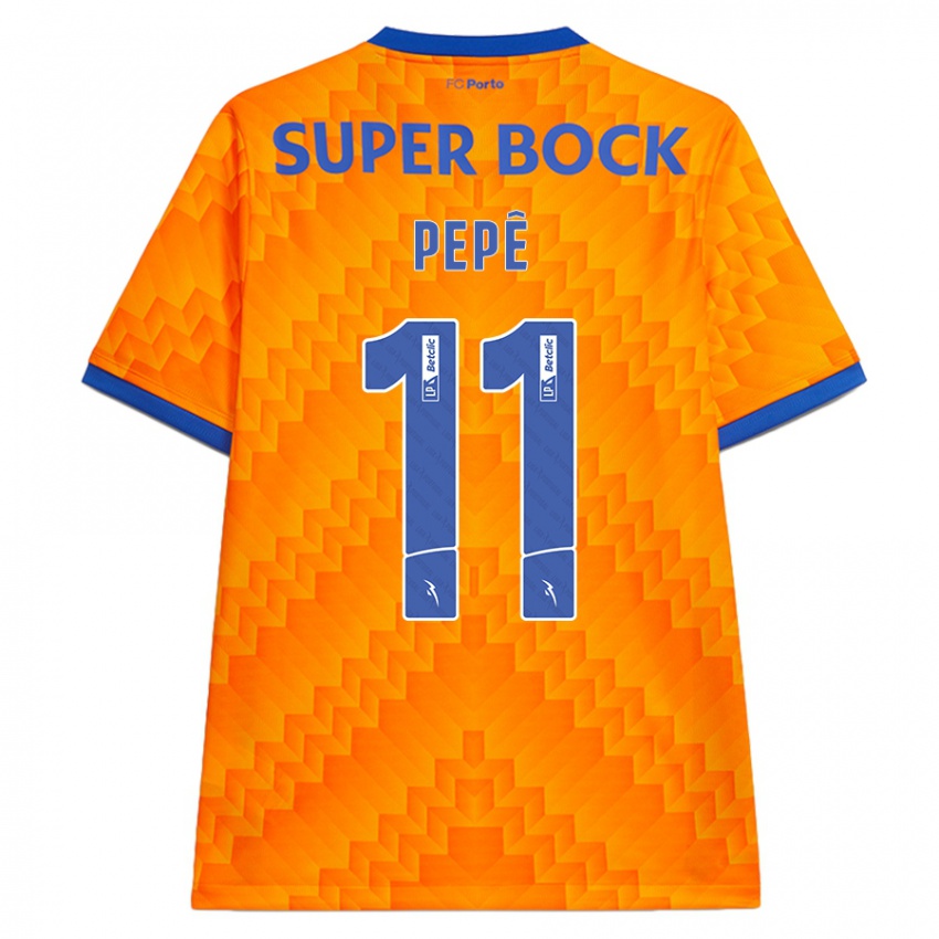 Hombre Camiseta Pepe #11 Naranja 2ª Equipación 2024/25 La Camisa Chile