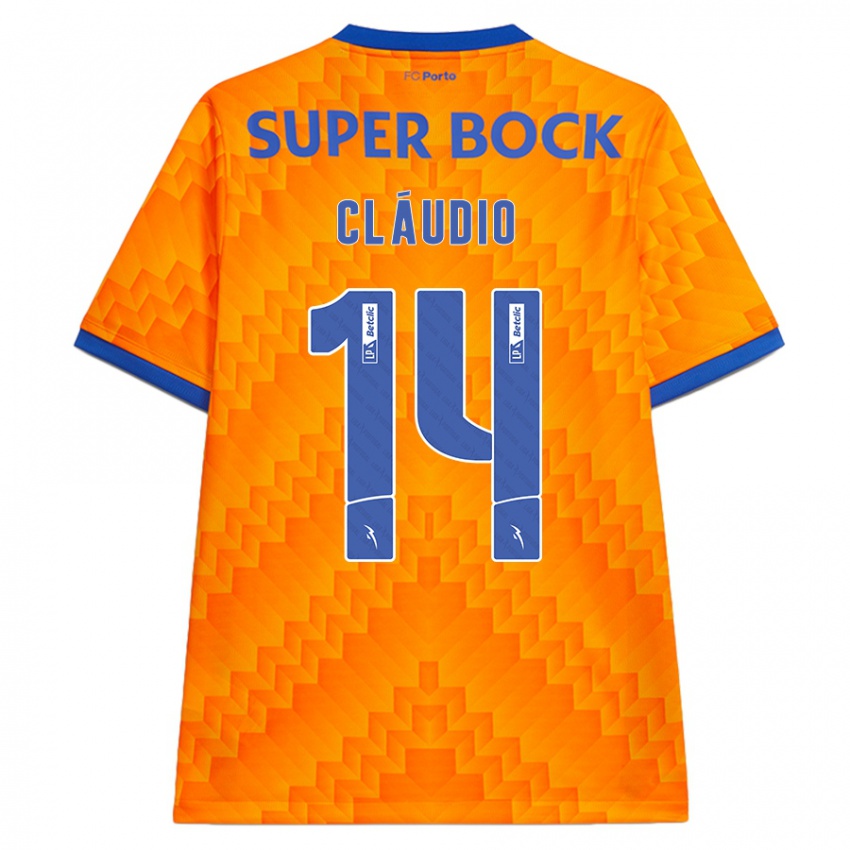 Hombre Camiseta Claudio Ramos #14 Naranja 2ª Equipación 2024/25 La Camisa Chile