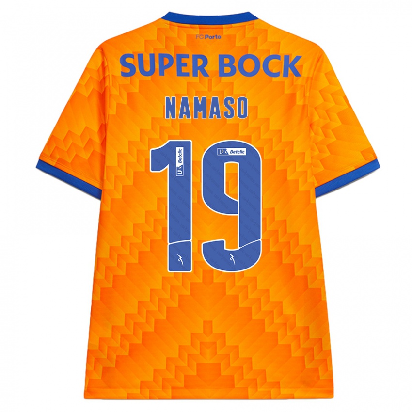 Hombre Camiseta Danny Namaso #19 Naranja 2ª Equipación 2024/25 La Camisa Chile