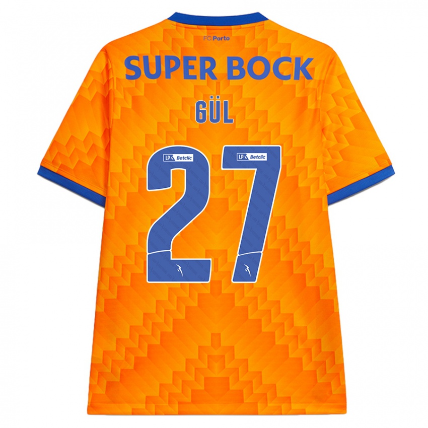 Hombre Camiseta Deniz Gül #27 Naranja 2ª Equipación 2024/25 La Camisa Chile