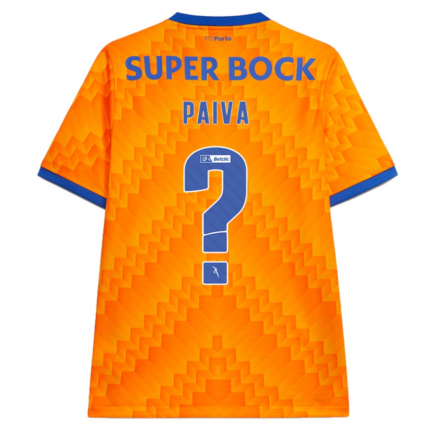 Hombre Camiseta Gonçalo Paiva #0 Naranja 2ª Equipación 2024/25 La Camisa Chile