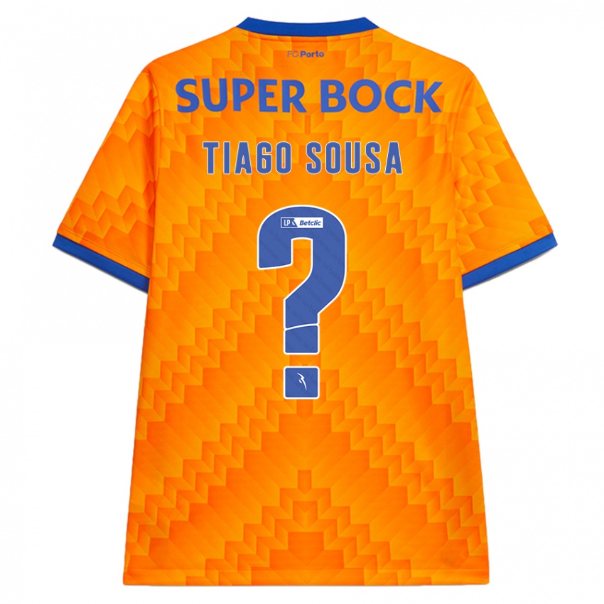 Hombre Camiseta Tiago Sousa #0 Naranja 2ª Equipación 2024/25 La Camisa Chile