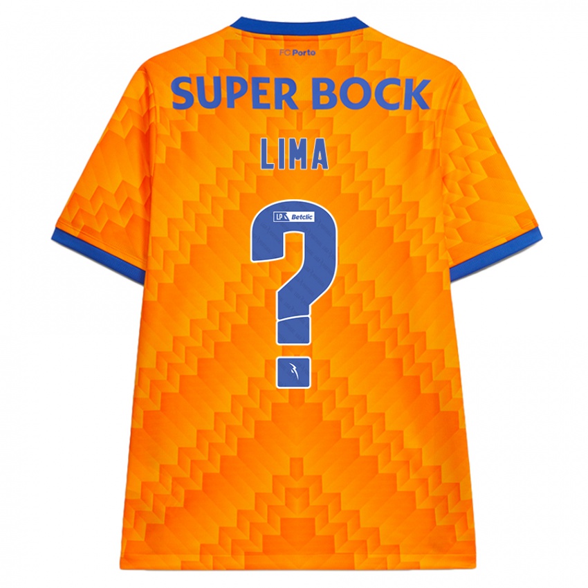 Hombre Camiseta Bernardo Lima #0 Naranja 2ª Equipación 2024/25 La Camisa Chile