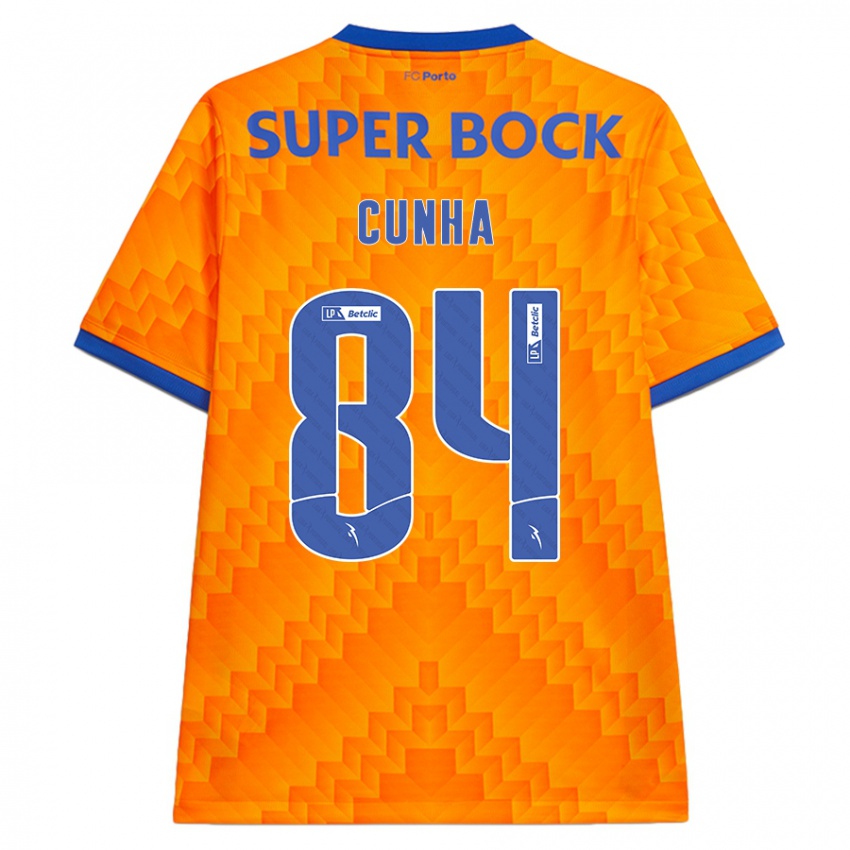 Hombre Camiseta Martim Cunha #84 Naranja 2ª Equipación 2024/25 La Camisa Chile