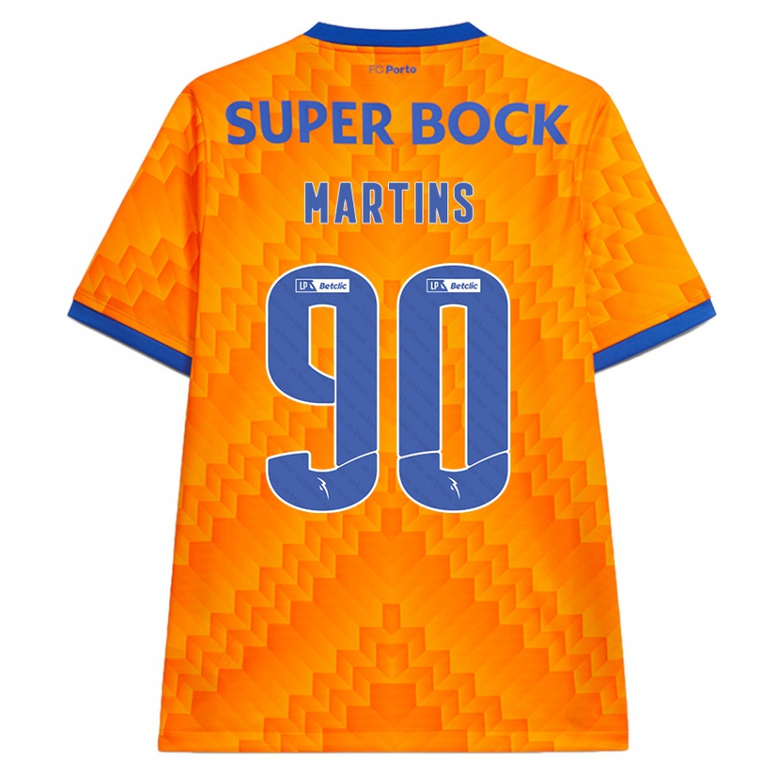 Hombre Camiseta Gil Martins #90 Naranja 2ª Equipación 2024/25 La Camisa Chile