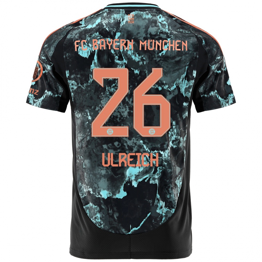 Hombre Camiseta Sven Ulreich #26 Negro 2ª Equipación 2024/25 La Camisa Chile