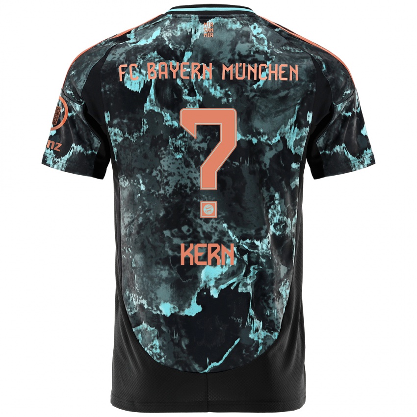 Hombre Camiseta Timo Kern #0 Negro 2ª Equipación 2024/25 La Camisa Chile