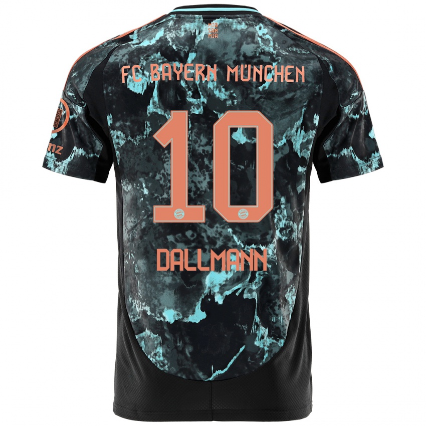 Hombre Camiseta Linda Dallmann #10 Negro 2ª Equipación 2024/25 La Camisa Chile