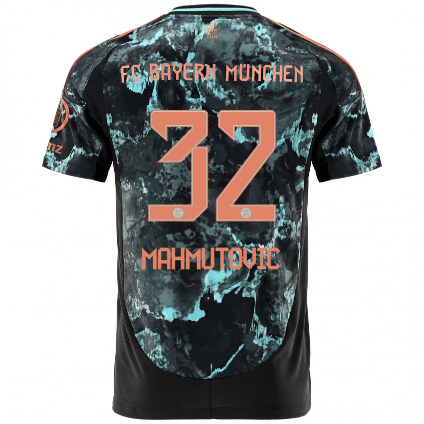 Hombre Camiseta Ena Mahmutovic #32 Negro 2ª Equipación 2024/25 La Camisa Chile