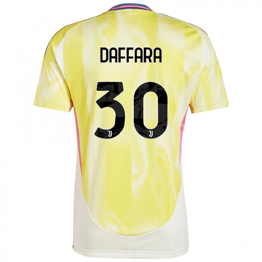 Hombre Camiseta Giovanni Daffara #30 Amarillo Solar 2ª Equipación 2024/25 La Camisa Chile