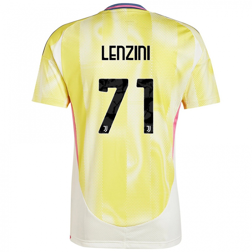 Hombre Camiseta Martina Lenzini #71 Amarillo Solar 2ª Equipación 2024/25 La Camisa Chile