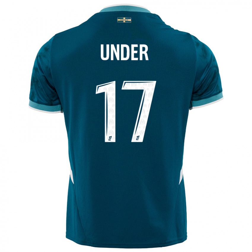 Hombre Camiseta Cengiz Under #17 Azul Turquesa 2ª Equipación 2024/25 La Camisa Chile