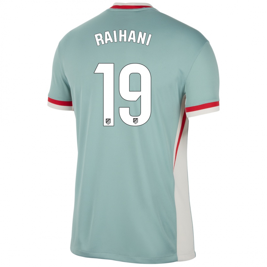 Hombre Camiseta Abde Raihani #19 Beige Claro Azul 2ª Equipación 2024/25 La Camisa Chile