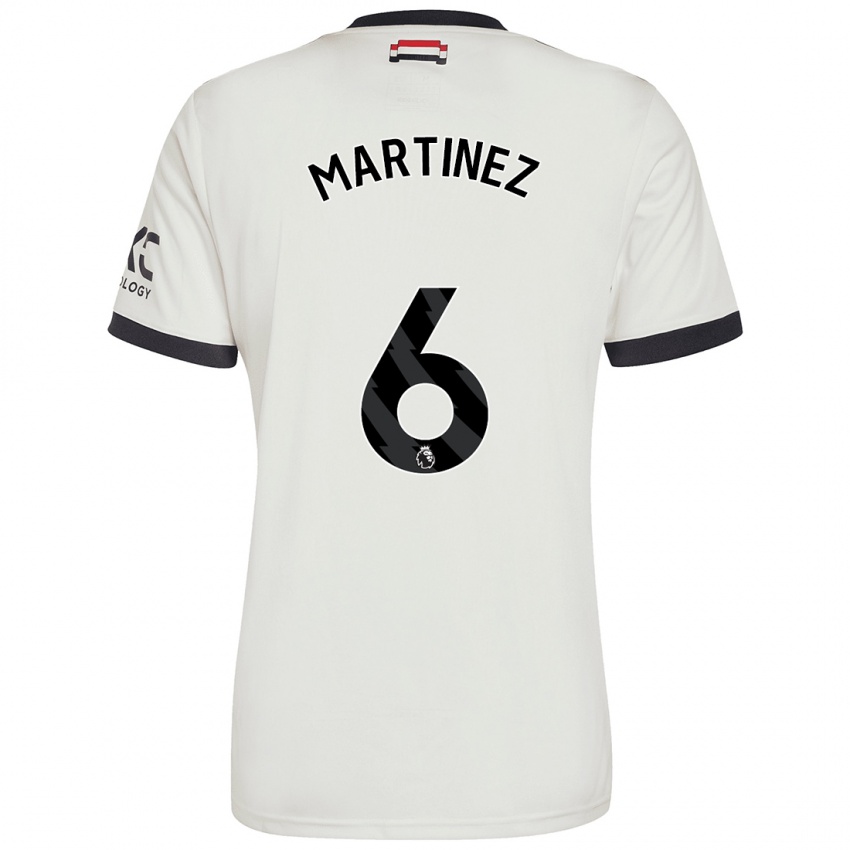 Hombre Camiseta Lisandro Martinez #6 Blanquecino Equipación Tercera 2024/25 La Camisa Chile