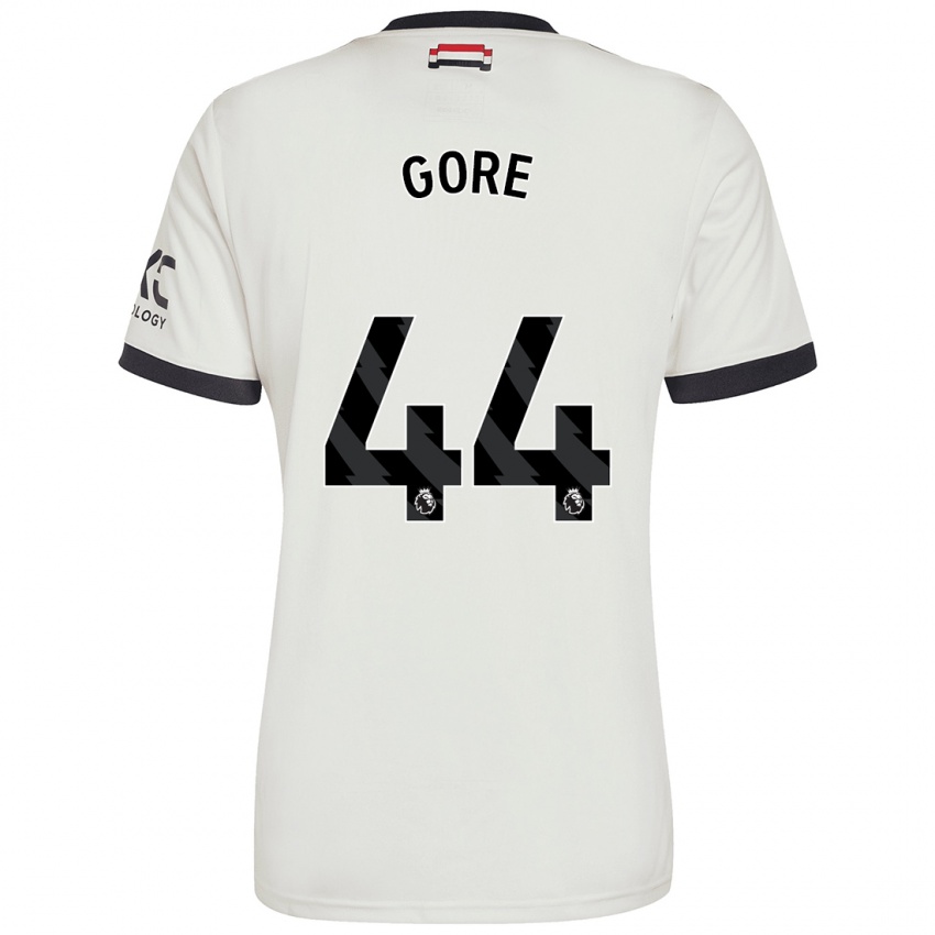 Hombre Camiseta Daniel Gore #44 Blanquecino Equipación Tercera 2024/25 La Camisa Chile