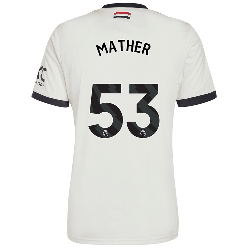 Hombre Camiseta Sam Mather #53 Blanquecino Equipación Tercera 2024/25 La Camisa Chile