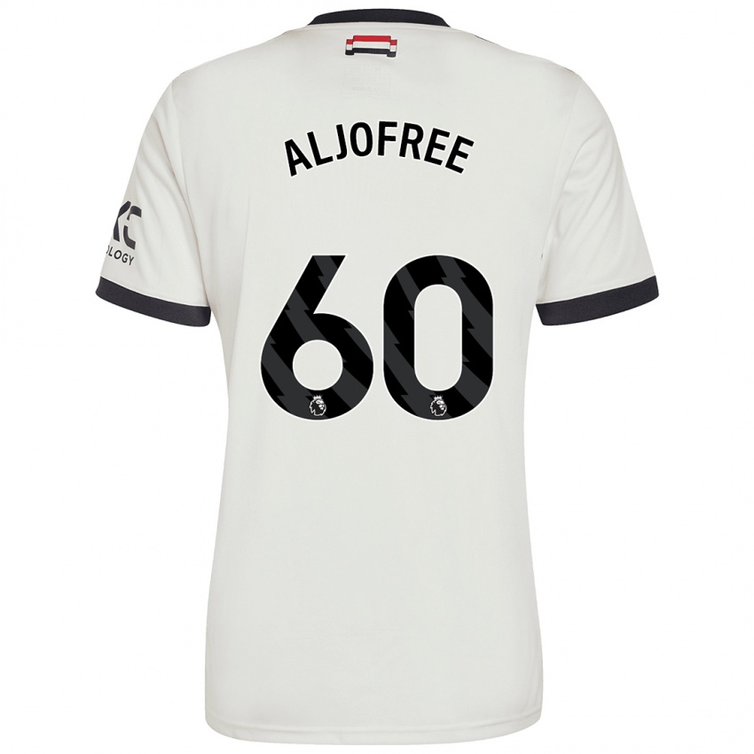 Hombre Camiseta Sonny Aljofree #60 Blanquecino Equipación Tercera 2024/25 La Camisa Chile